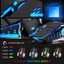 thumbnail 10 - Wired RGB LED Backlit Usb For PS4 Gaming Keyboard Mouse Sets with Knob Contorl 