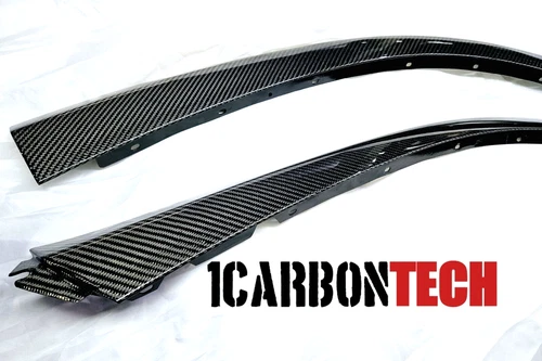 03-04-05-06-07 PURE CARBON FIBER TOP DOOR A PILLARS FITS INFINITI G35 COUPE L-R