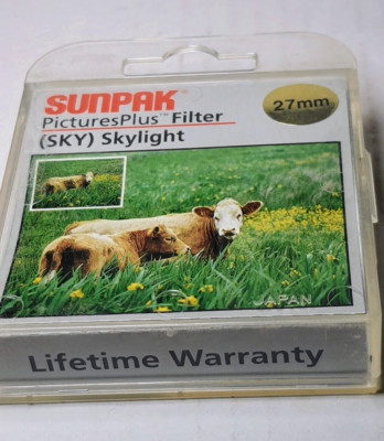 27mm Skylight 1A Glass Lens Filter Japan Genuine 27 mm 27-SK sklight1A SUNPAK