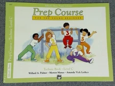 Alfred's Prep Course Technic Book  Level C New-Old Stock