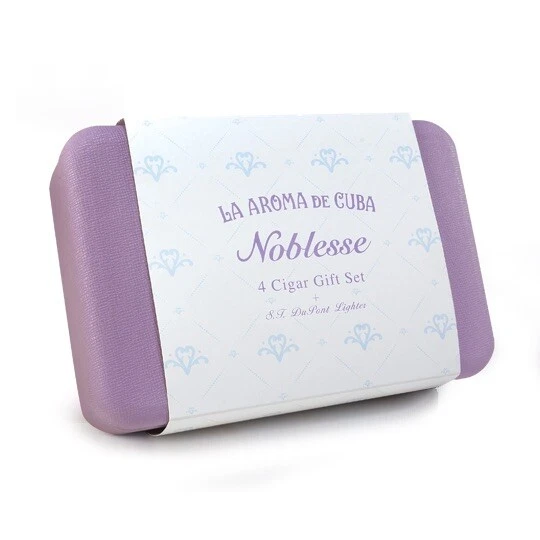 Juego de regalo La Aroma de Cuba Noblesse 4 cigarros + ST Dupont Foto 2 de 4