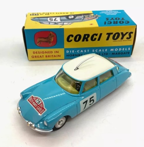 323 Réédition Citroen DS 19 Monte Carlo 1965 #75 au 1/47 CORGI COCCD54321021 - Imagen 3 de 5