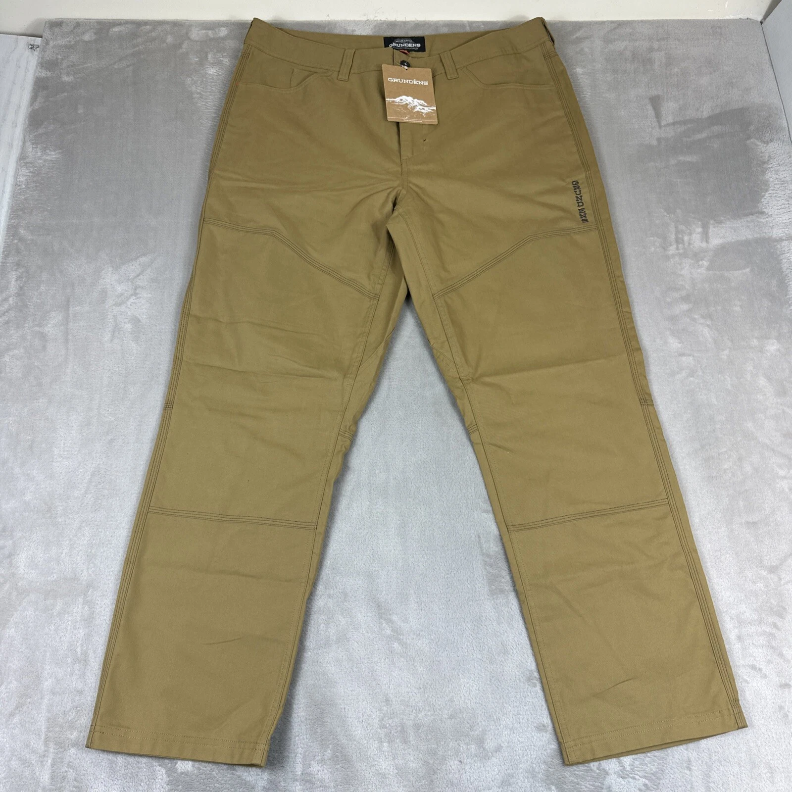 Grundens Ballast Fish & Tackle Pant Men's 38x32 Marine Fishermen Antique Bronze