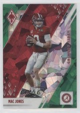 2022 Panini Chronicles Draft Picks Phoenix Green Cracked Ice 3/6 Mac Jones 0nr3