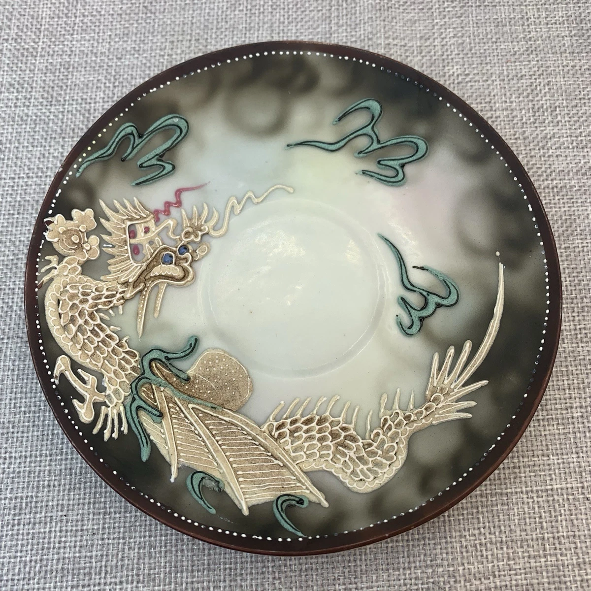 Dragonware In Antique Ceramic & Porcelain Cups & Saucers for sale