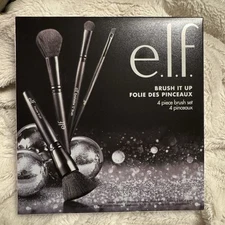 ELF Flawless Face Makeup Brush Set Of 4 Brush It Up - Sealed Box, Authentic