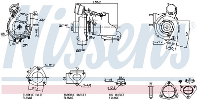 NISSENS 93730 Lader, Aufladung für LAND ROVER