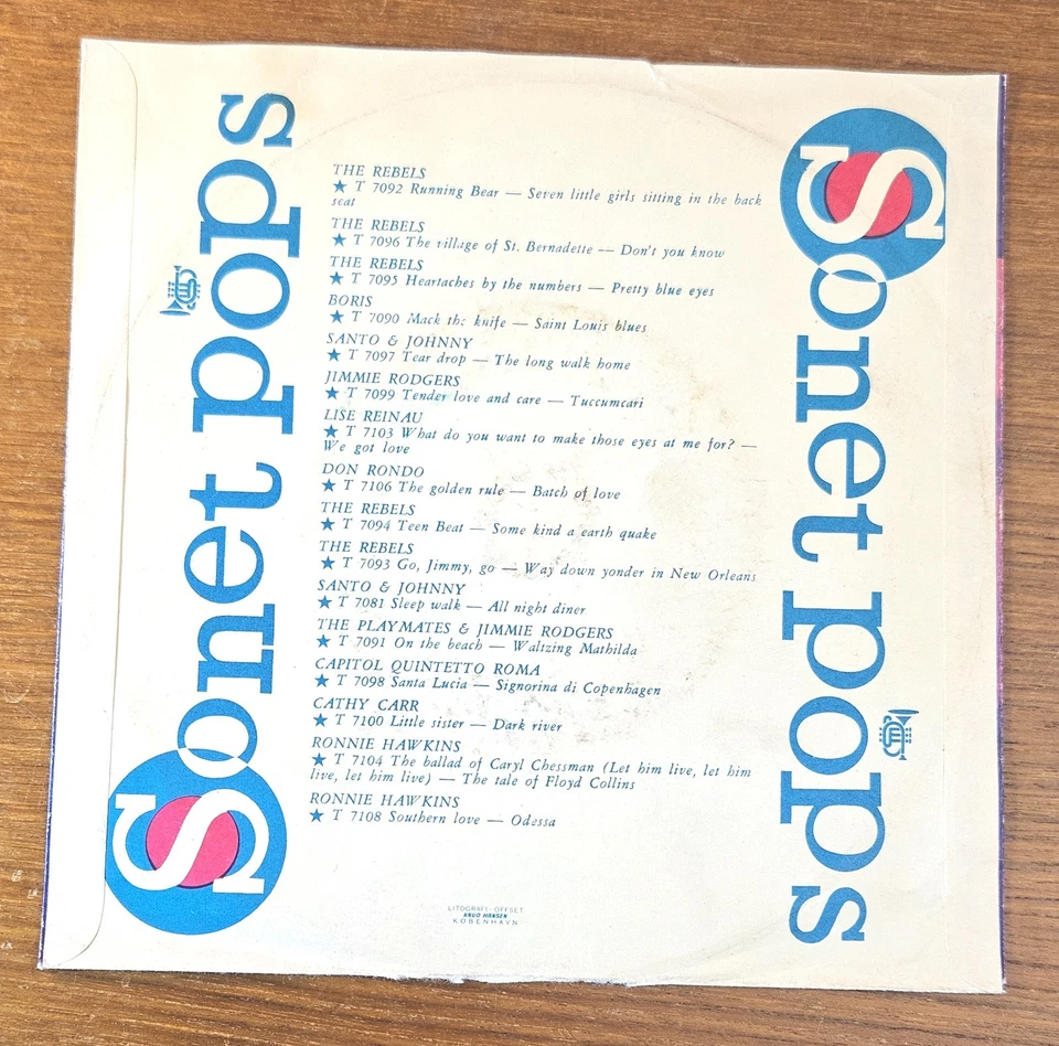 SAM PAYNE (aka Gunnar Winckler) "Don't Fence Me In" DK red SONET 45 TEEN Country - Bild 4 von 4