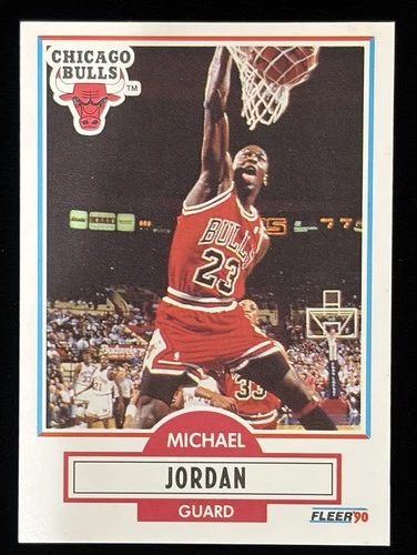 1990-91 Fleer MICHAEL JORDAN #26 NM 🔥 high grade - Chicago Bulls Goat