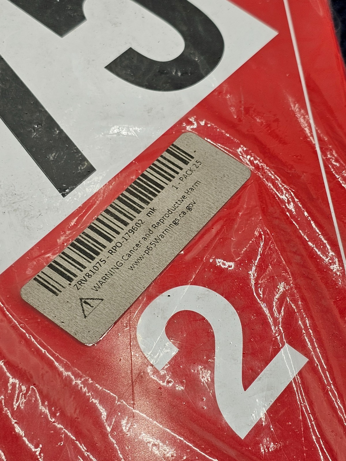 (QTY 25) Labelmaster ZRV81075 UN 1075 Flammable Gas Hazmat Placard Rigid Vinyl