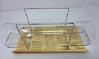 Vintage Pyrex Bake-A-Round Glass Bread Baking Tube & Rack #990