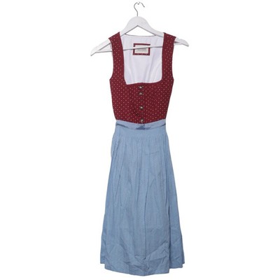 Stockerpoint, Dirndl, Größe: S/M, Rot/Blau, Baumwolle/Polyester, Blumen #FaJ