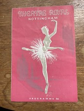 Palace Theatre Leicester 1955 Ballet Swan Lake