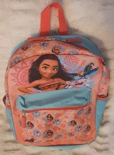 Accessory Innovations Disney Moana 16" Blue, Pink  Orange Backpack