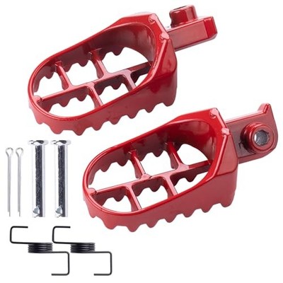Foot Pegs Rest Footrest Aluminium Footpegs XR50 XR50R XR70 XR70R XR80R RED