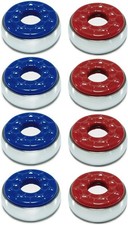 Indoor Shuffleboard Pucks - Set of 8 - Home Games Dia 2-1/8  53mm