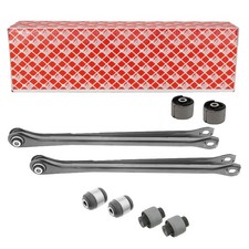 2x febi Querlenker + 6x Lager für BMW 3er E36 E46 X3 E83 Z1 Z4 hinten unten