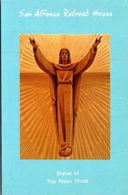 San Alfonso Retreat House Statue of The Risen Christ Postcard