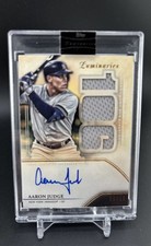 2020 Aaron Judge Topps Luminaries Home Run Kings Autograph Relics /15