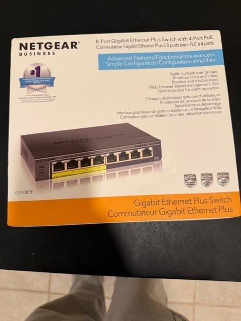 NETGEAR 8-port Gigabit Ethernet Switch
