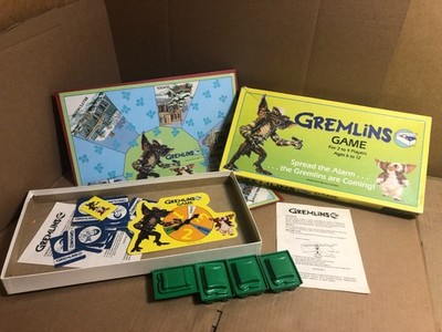 VINTAGE 1984 Gremlins Board Game Complete Golden Game Gizmo With Instructions