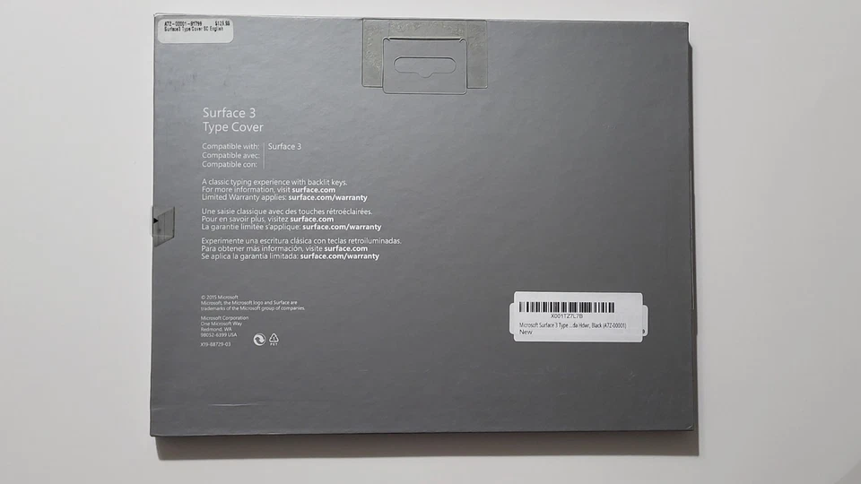 Microsoft Surface Pro 3 Type Cover (Brand New) - Black - Image 2 of 2
