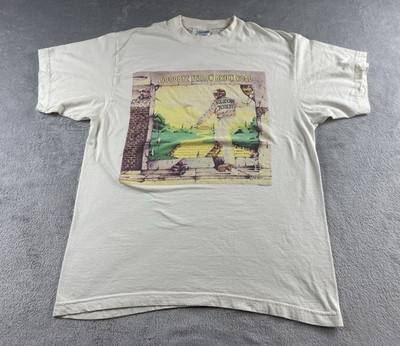 Vintage Elton John Tour T-Shirt Größe Large Goodbye Yellow Brick Road 1997