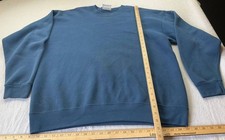 Vintage Lee Sturdy Sweats Pullover Crewneck Blank Sweatshirt Mens Size XL Blue