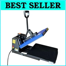 Advanced 15x15 Heat Press Machine - Electronic Control, Industrial Quality