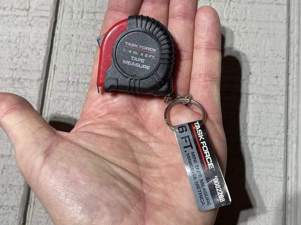 Task Force 1/4 IN. - 6 FT. Key Chain Tape Measure NEW!!!!!!!!!!!!!!!!!!!!!!!!!!! - Image 4 of 4