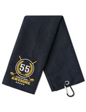 CybGene 55th Birthday Gifts Golf for Men Golfer, Funny Towels