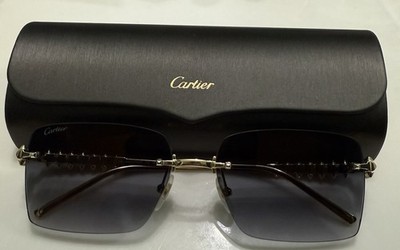 CLASH DE CARTIER SUNGLASSES 58mm Lenses 17mm Bridge Ref CRESW00747