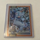 2026 Topps Series One Jac Caglianone Rookie Card Orange Sandglitter SP 13/25
