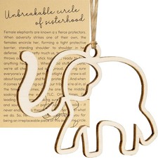 Friendship Elephant Easter Ornament with Story Card, Sisterhood