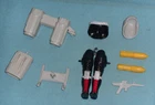 G.I. GI JOE gijoe METAL HEAD BODY PARTS + WEAPONS LOT #2 waist legs gun FREESHIP
