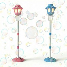 2Pack Bubble Machine for Kids, Rechargable Bubble Maker Bubble Toys with Light,