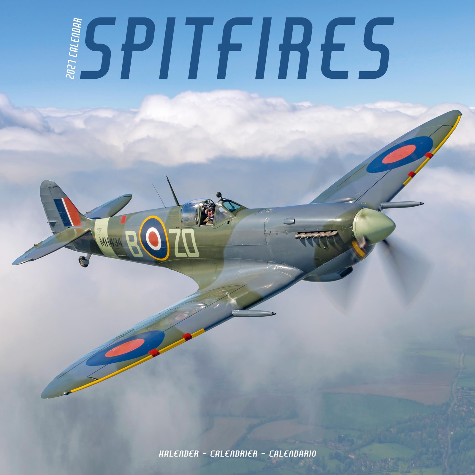 Rackhams Spitfires Calendar 2027, Wall Calendars, Month To View, History & Literature, Gift - Image 3