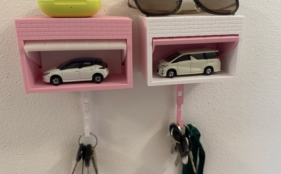 Mini Garage Key Holder with Opening Door – 1:64 Scale Display | eBay