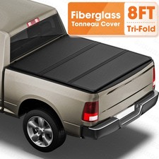 8ft Hard Tonneau Cover For 2003-2026 Dodge Ram 1500 2500 3500 Truck Bed Black