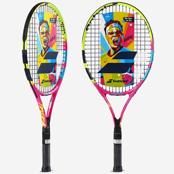 Babolat 2024 Nadal 25 Junior 100 Tennis Racket Racquet 100sq 230g 16x17 1pc NWT