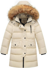 Piumino Bambino Invernale Giacca Bambina Piumino Cappuccio Cappotto Ragazzi Snow