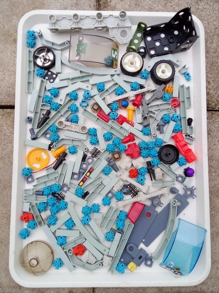 vintage lot vrac ancienne pièce consturction technik fisher price et autre - Photo 1/1