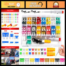 306pcs Assorted Blade Fuses Kit for Car, Truck, SUV - Standard & Mini Sizes with