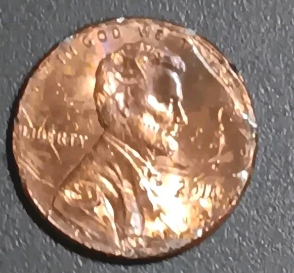Planchet Lamination Peel Lincoln Penny 2018 Great Coin See Photos   - Image 3 of 4