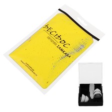 1Set Moldable Ear Plugs Noise Canceling Yellow Durable Earplugs for Sleeping
