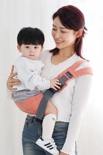 Gooseket 365 Adjustable Toddler Sling Carrier Coral Lightweight Cotton