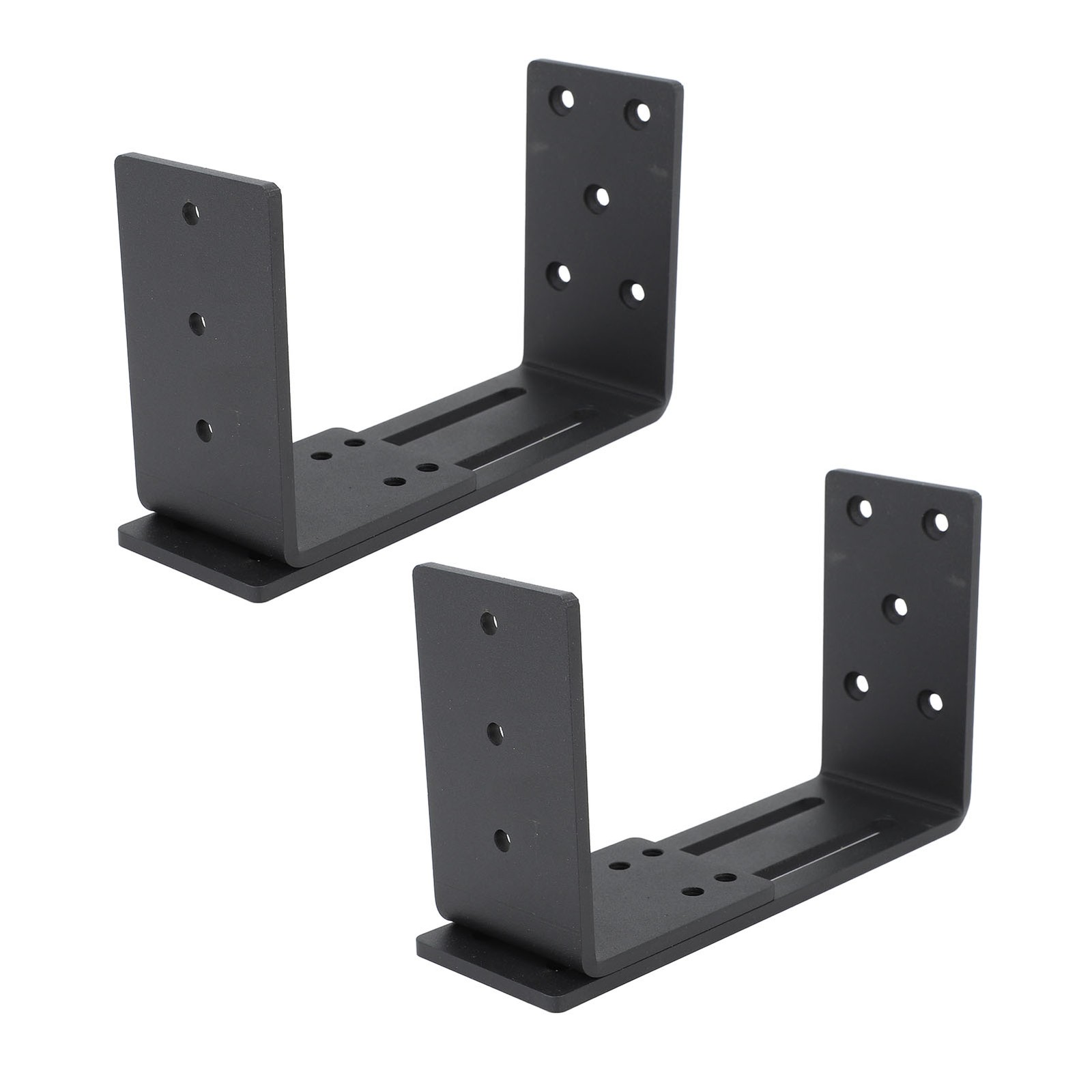 Adjustable Door Barricade Brackets Heavy Duty Rustproof Metal U Bracket