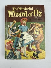 THE WONDERFUL WIZARD OF OZ BY L.FRANK BAUM  VINTAGE 1957 WHITMAN HARD COVER BOOK
