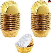 100 Stück Muffin Förmchen Papier aus Metallfolie, Ø 5 * 3cm Ba