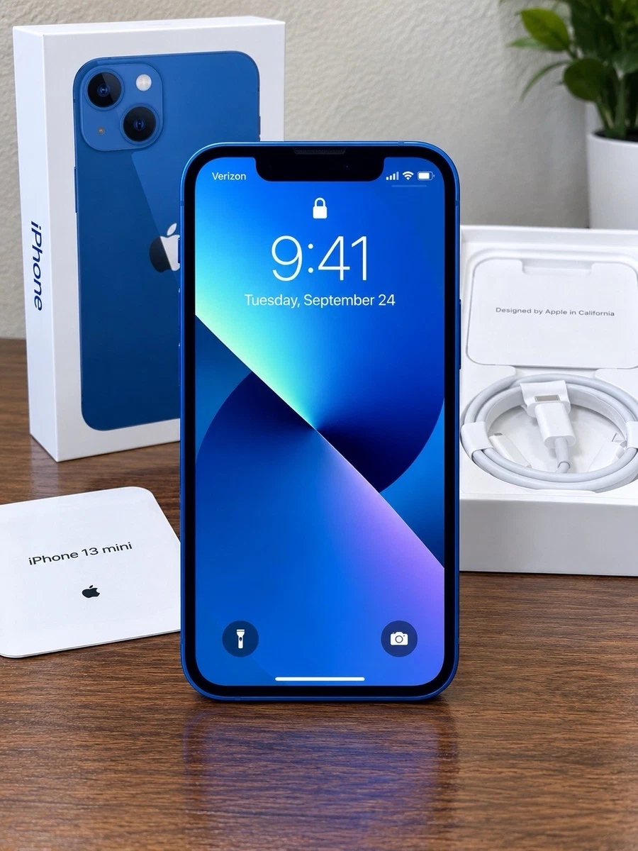 Apple iPhone 13 mini Blue 128GB Unlocked for Sale | Shop New